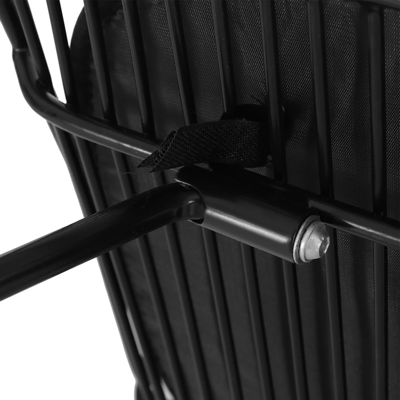 3 Piece Steel Outdoor Patio Bistro Set Black - Image 5