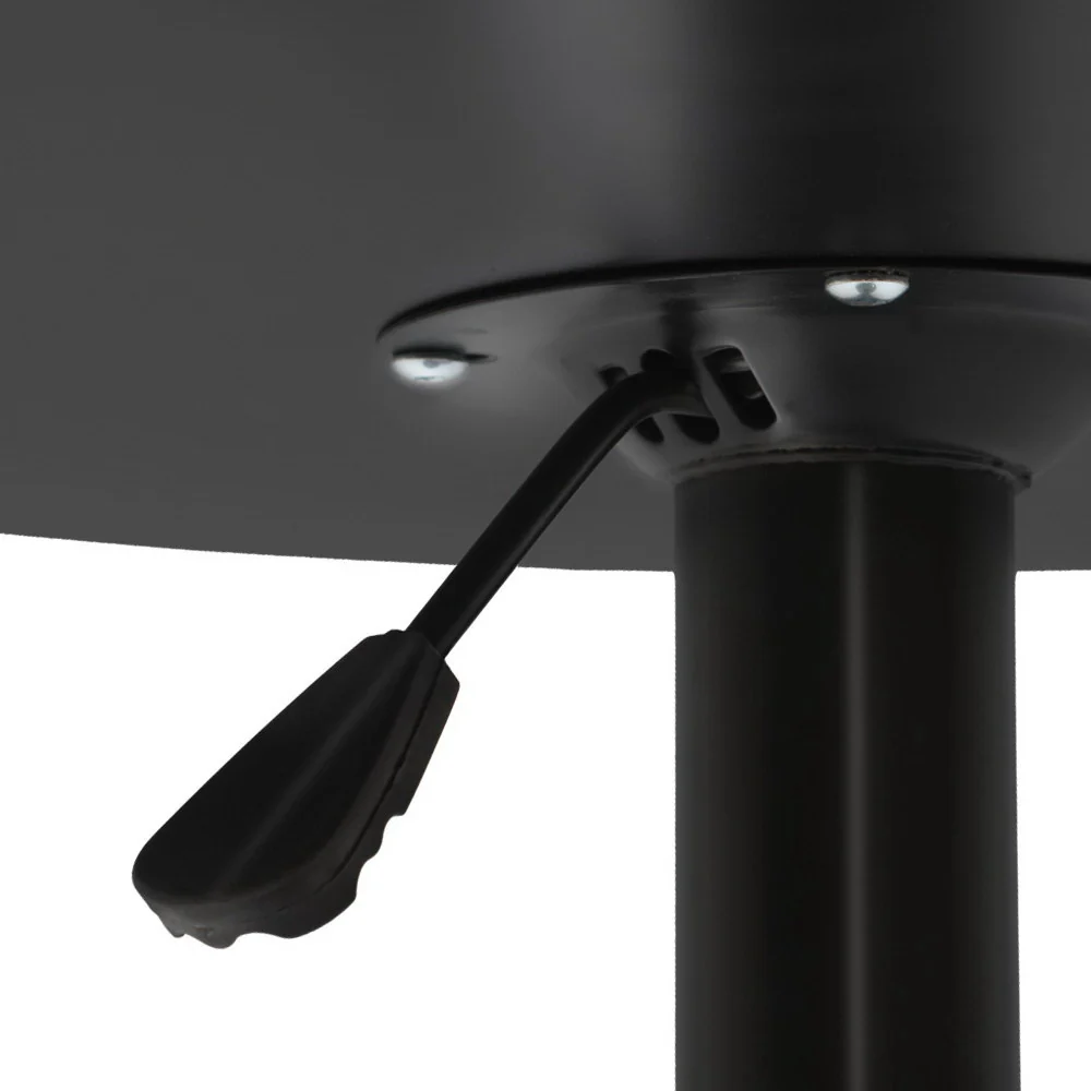 Bar Table Kitchen Tables Swivel Round Metal Black - Image 3