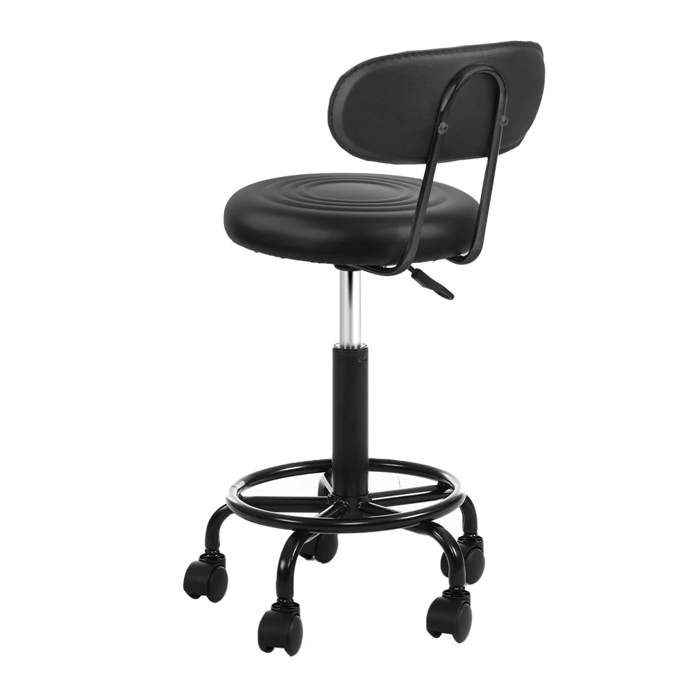 Salon Stool Swivel Chairs with Back Barber Beauty Hydralic Lift - Image 3