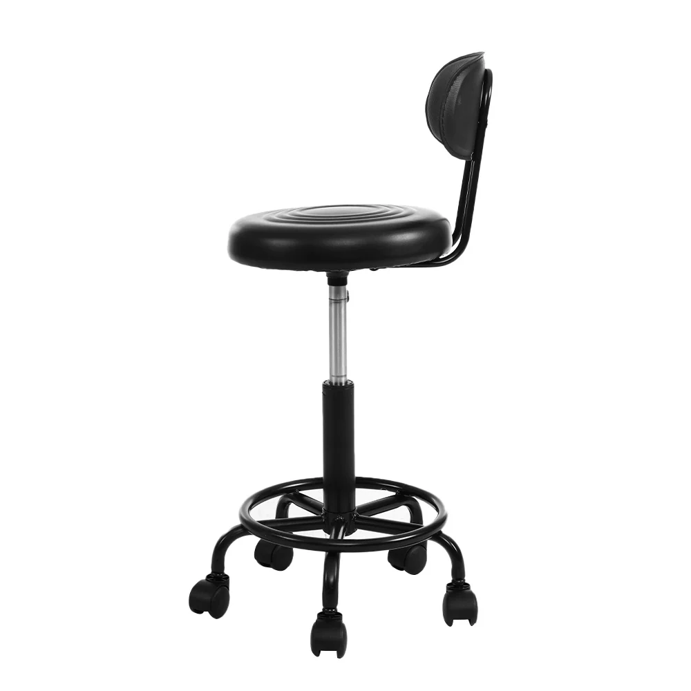 Salon Stool Swivel Chairs with Back Barber Beauty Hydralic Lift - Image 4