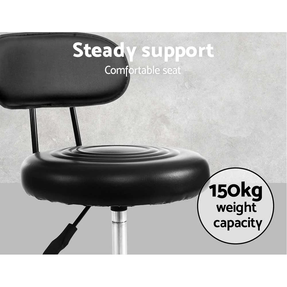 Salon Stool Swivel Chairs with Back Barber Beauty Hydralic Lift - Image 6