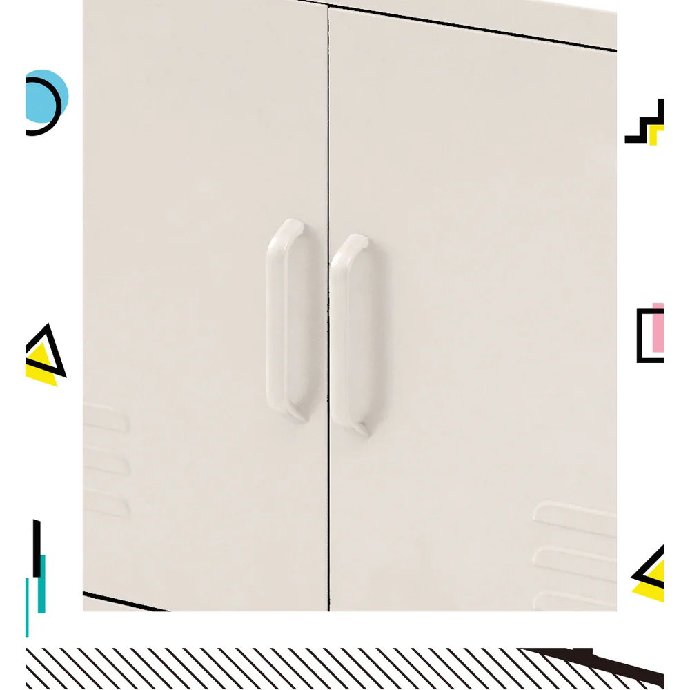 Buffet Sideboard Metal Cabinet - BASE White - Image 5