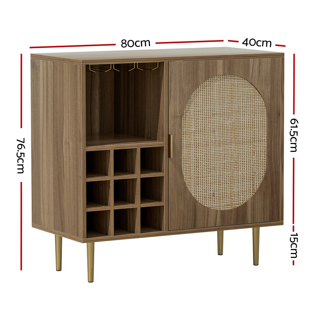 Buffet Sideboard with Wine Rack - ANYA - Image 3