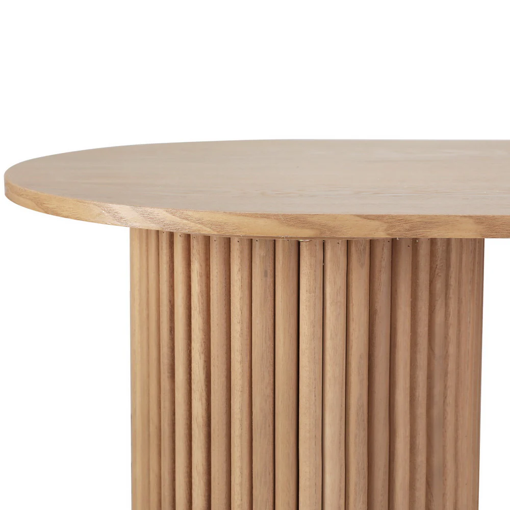 Coffee Table Oval 100CM Pine Samuel - Image 3