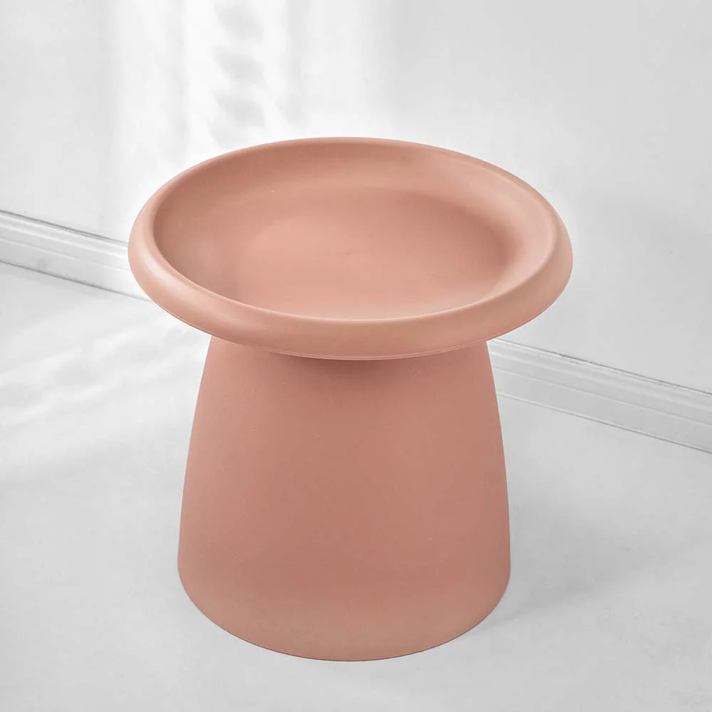 Coffee Table Round 52CM Plastic Pink - Image 7