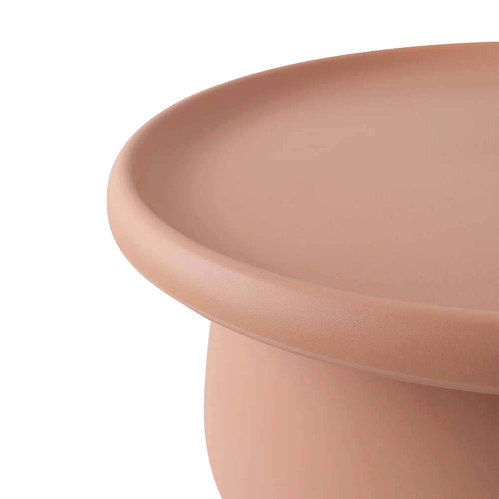 Coffee Table Round 71CM Plastic Pink - Image 3