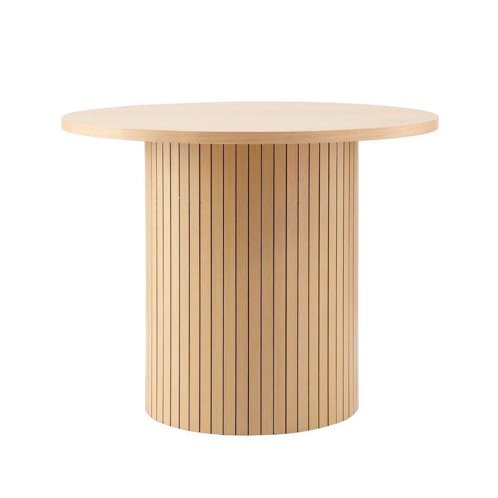 Coffee Table Round Fluted - Image 3