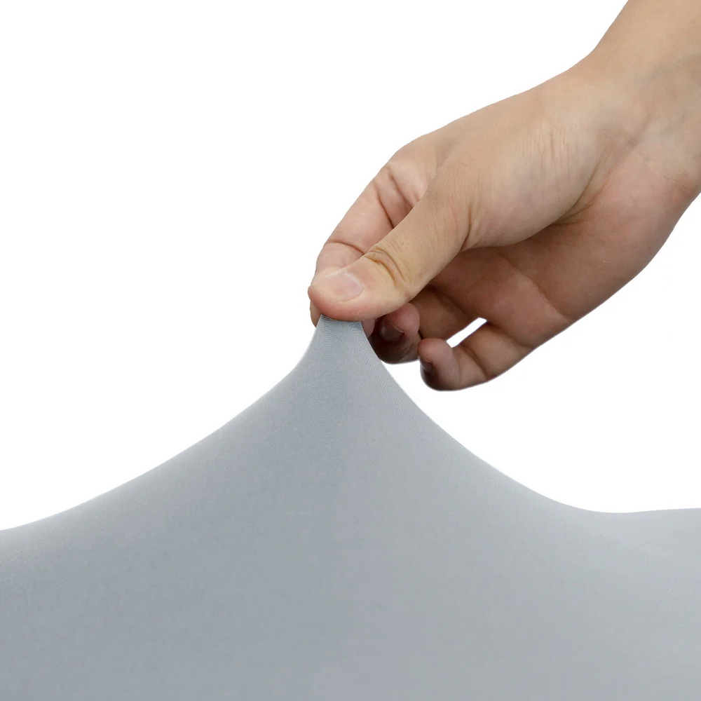 Dining Chair Covers 6x Slipcovers Spandex Stretch Banquet Wedding Grey - Image 3