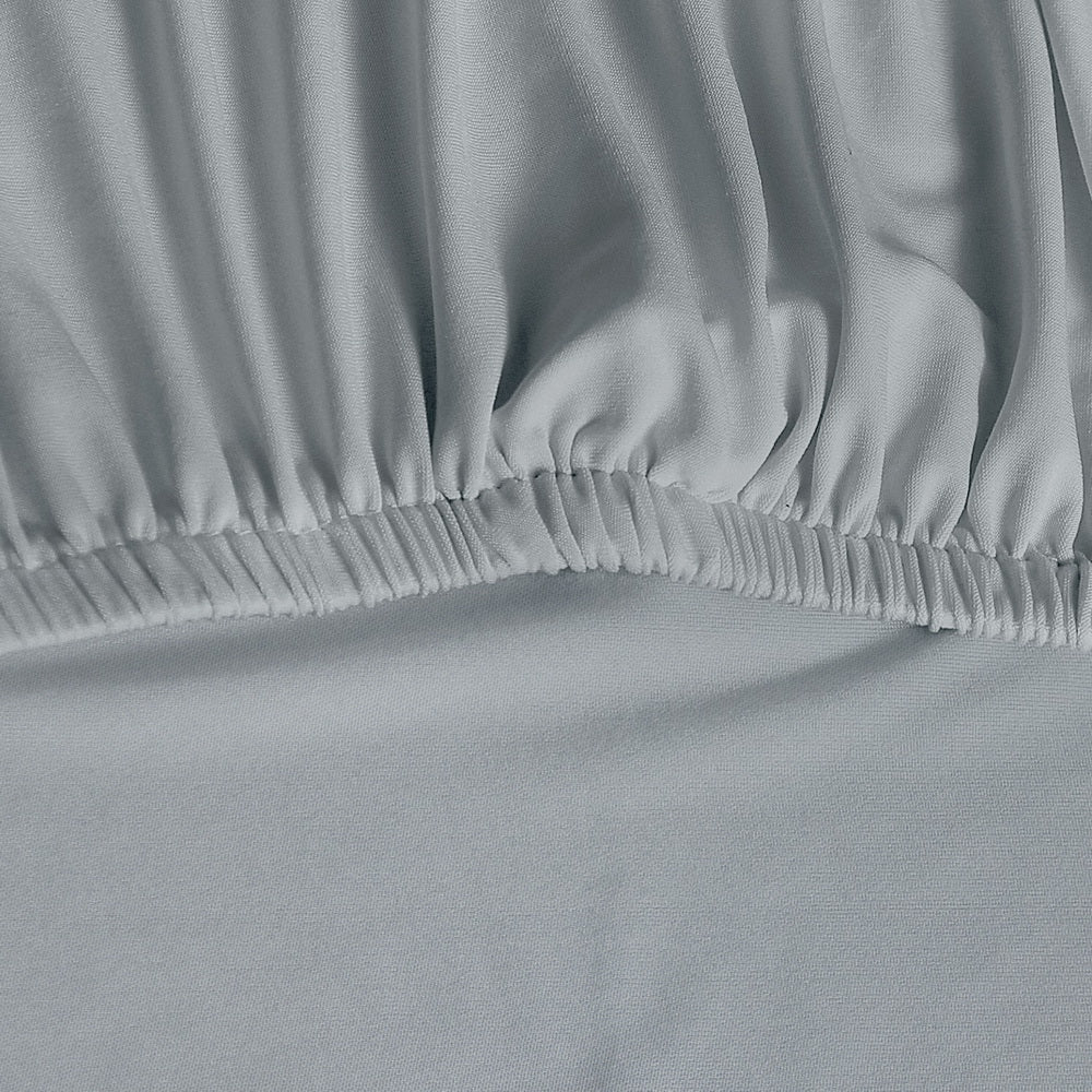 Dining Chair Covers 6x Slipcovers Spandex Stretch Banquet Wedding Grey - Image 4