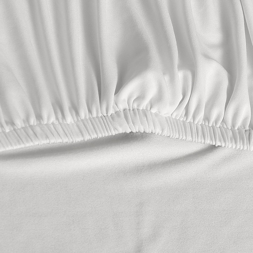 Dining Chair Covers 6x Slipcovers Spandex Stretch Banquet Wedding White - Image 4