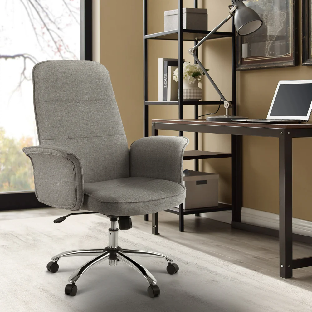 Fabric Office Chair Computer Chairs Grey - Image 8