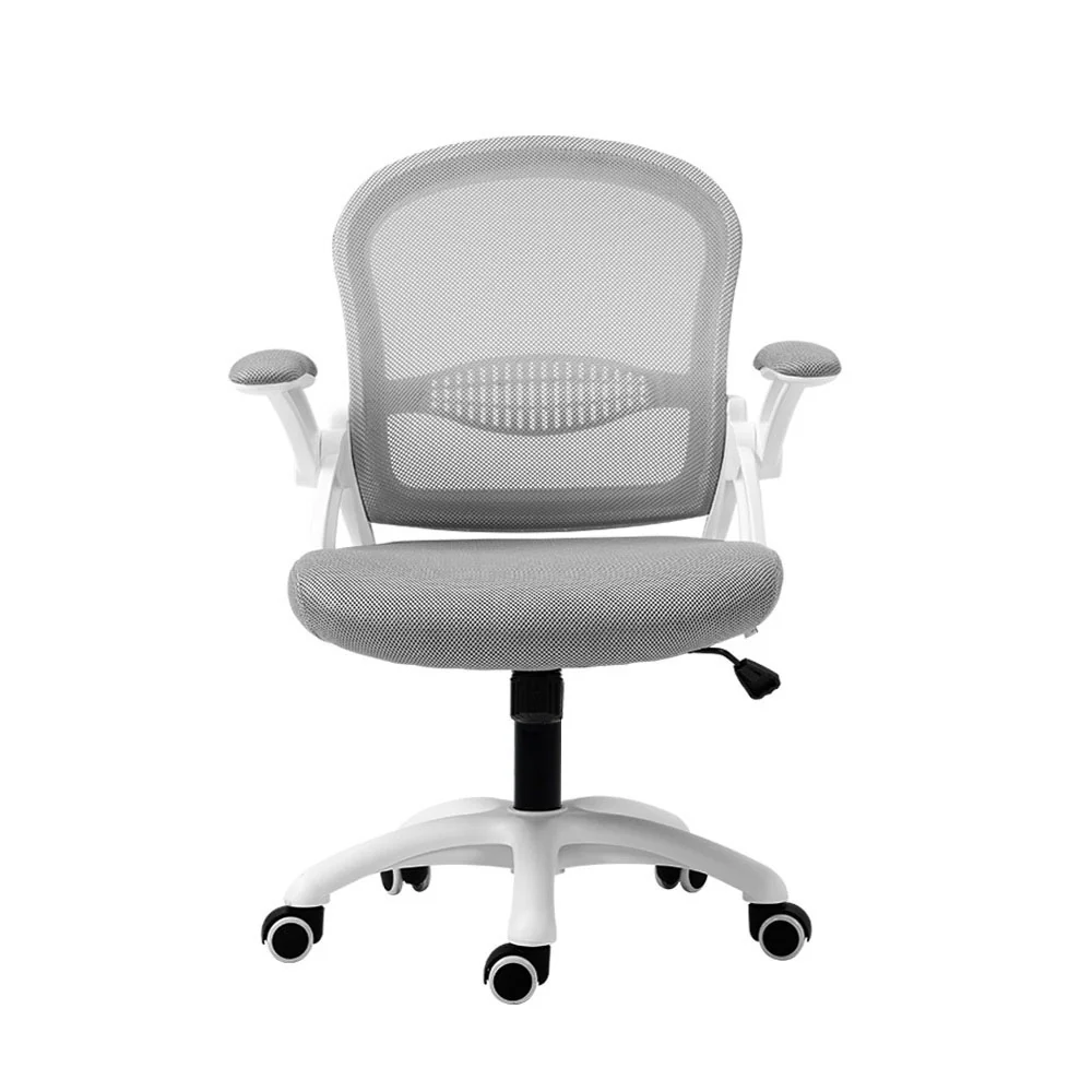Mesh Office Chair Mid Back Grey - Image 3