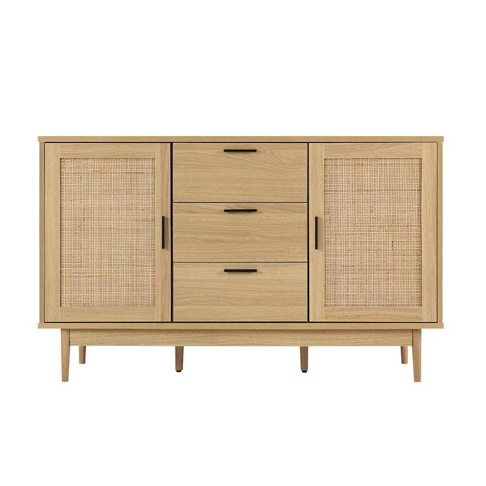 Rattan Buffet Sideboard - BRIONY Oak - Image 4