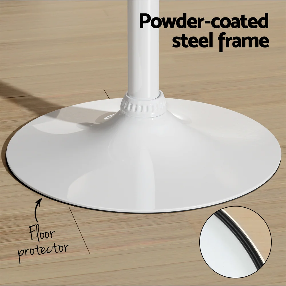 Square Bar Table with Swivel Base and Gas Lift - 60CM - Image 6