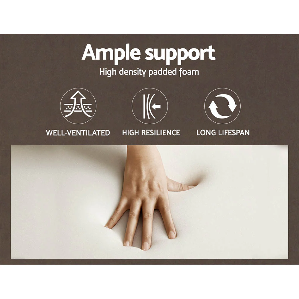 Wooden Office Chair Leather Seat - Black - Image 5